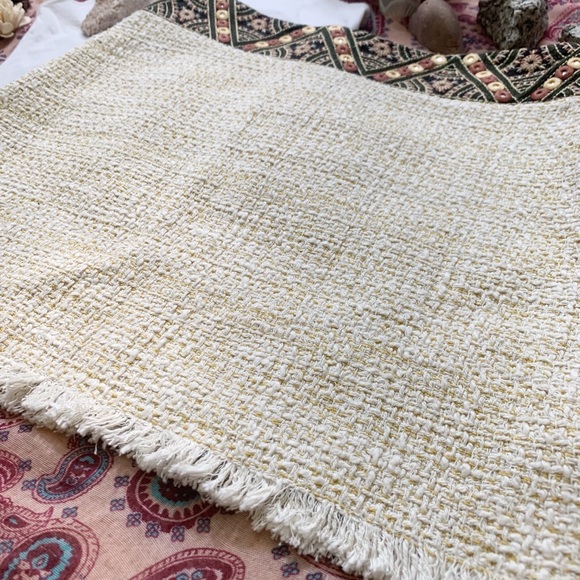 Zara-NWT Boho Knit High Waisted Skirt - Picture 2 of 5